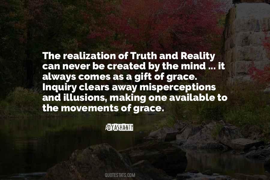 Quotes About Realization Of Reality #1566616