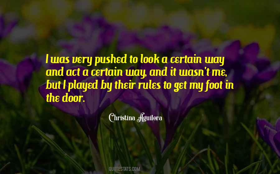 Certain Rules Quotes #1413684