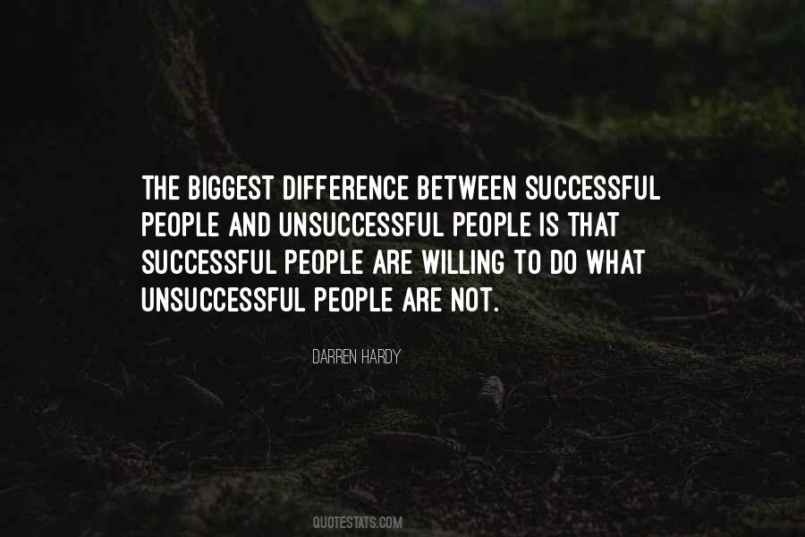 Successful And Unsuccessful Quotes #1037290