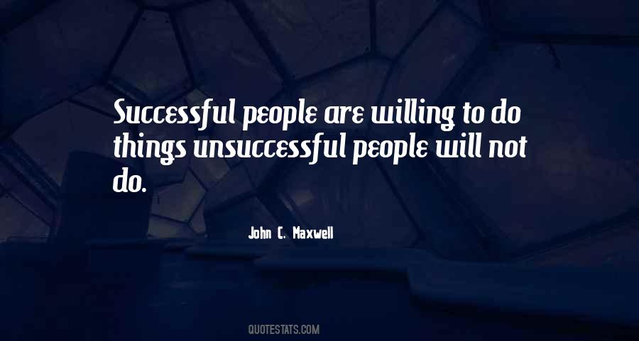 Successful And Unsuccessful Quotes #777052