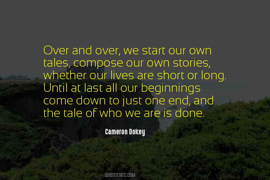 Own Stories Quotes #1730880