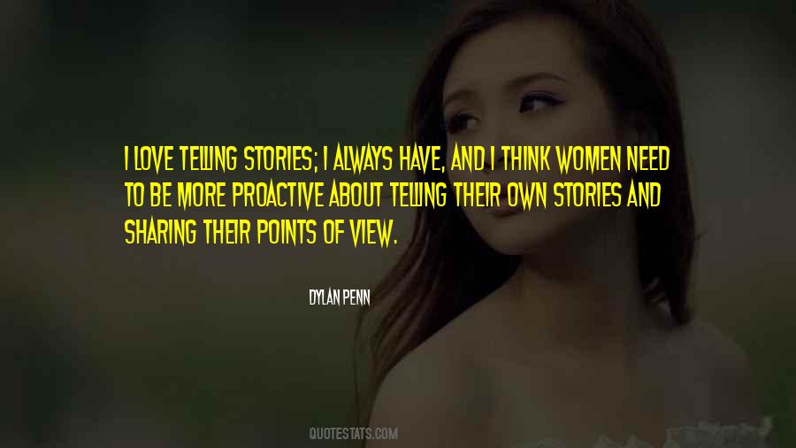 Own Stories Quotes #433734