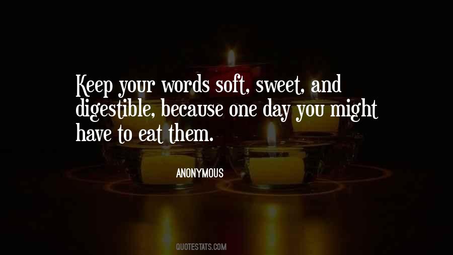 Eat Words Quotes #1076039