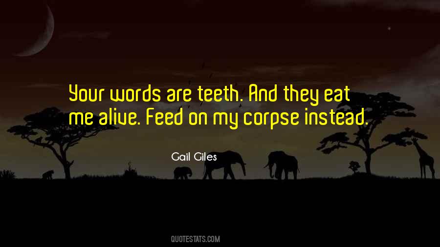 Eat Words Quotes #1258182