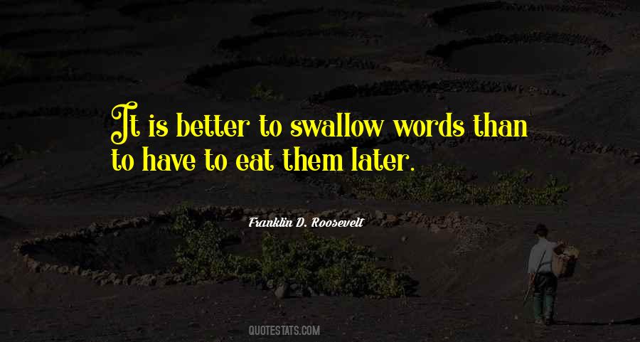 Eat Words Quotes #1359174