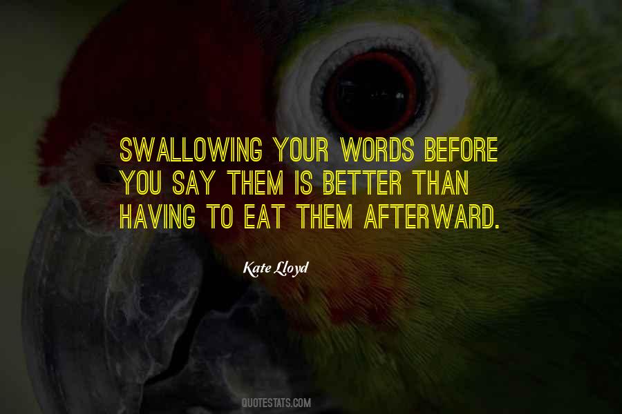 Eat Words Quotes #1747188