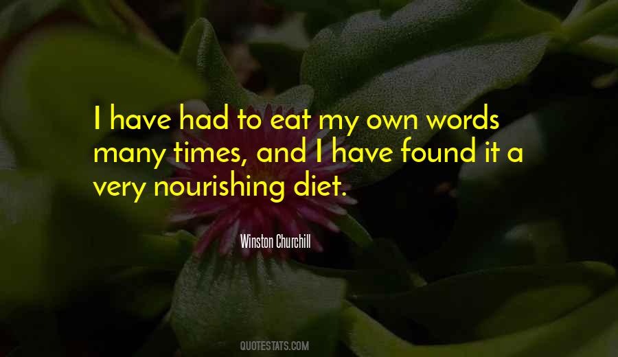 Eat Words Quotes #1803350