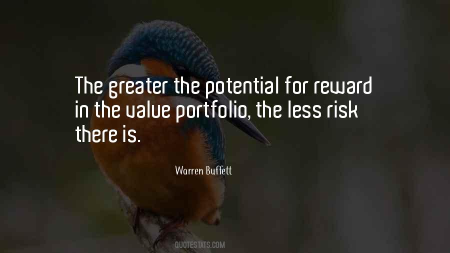 Quotes About Risk And Reward #101849