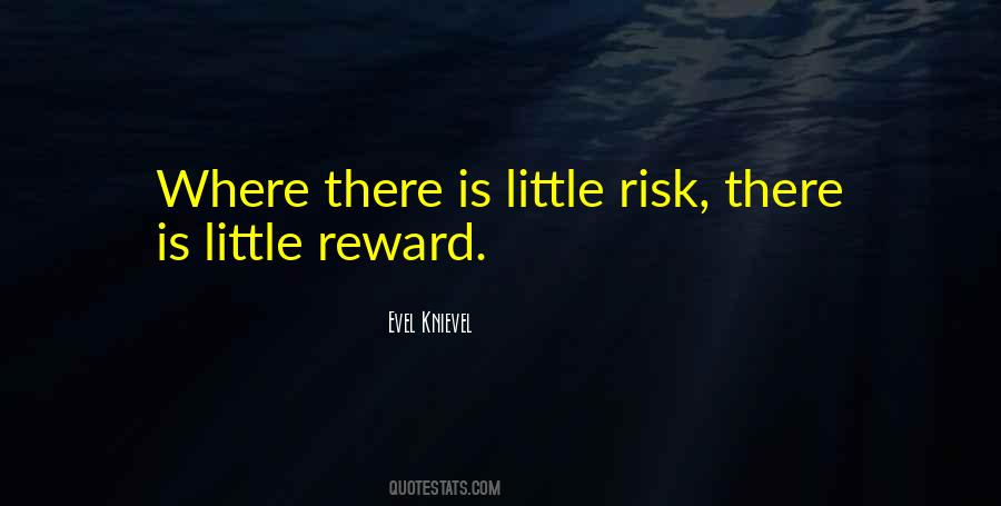 Quotes About Risk And Reward #1400758