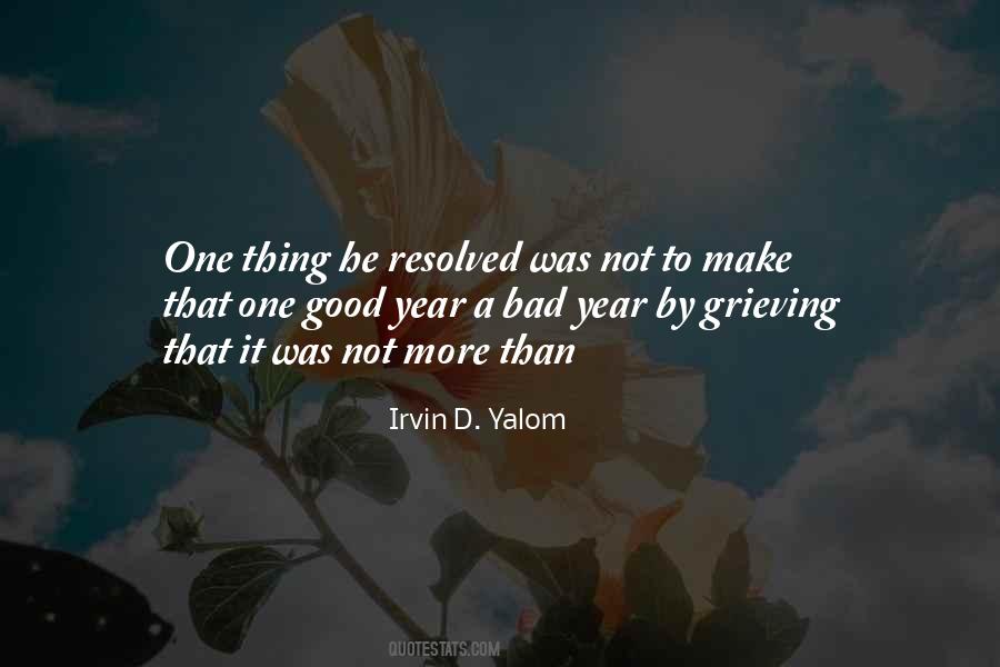 Quotes About A Bad Year #1389202