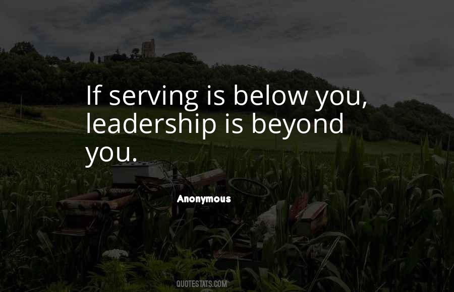 Quotes About Serving #1176840