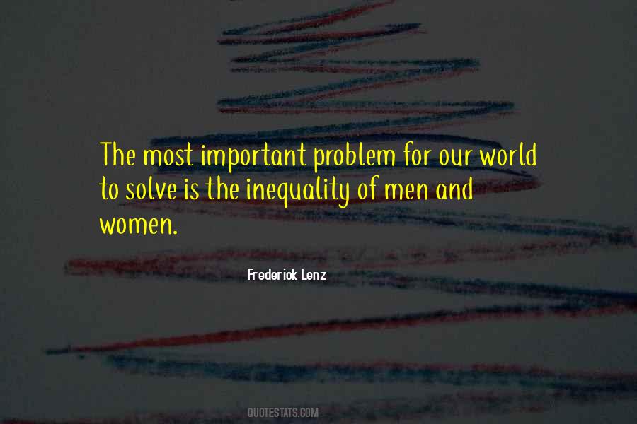 Important Problem Quotes #283917