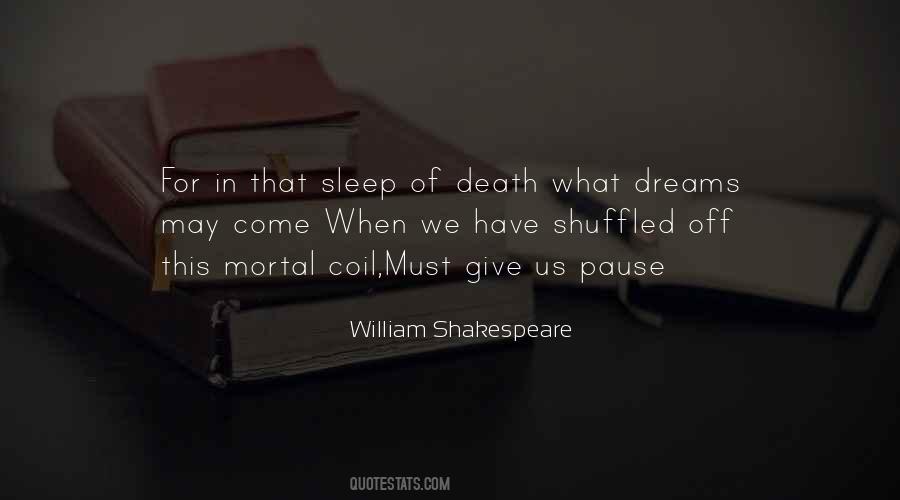 Sleep Death Quotes #106288