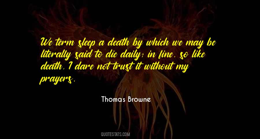Sleep Death Quotes #145639