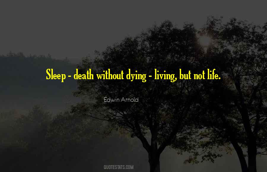 Sleep Death Quotes #1474619