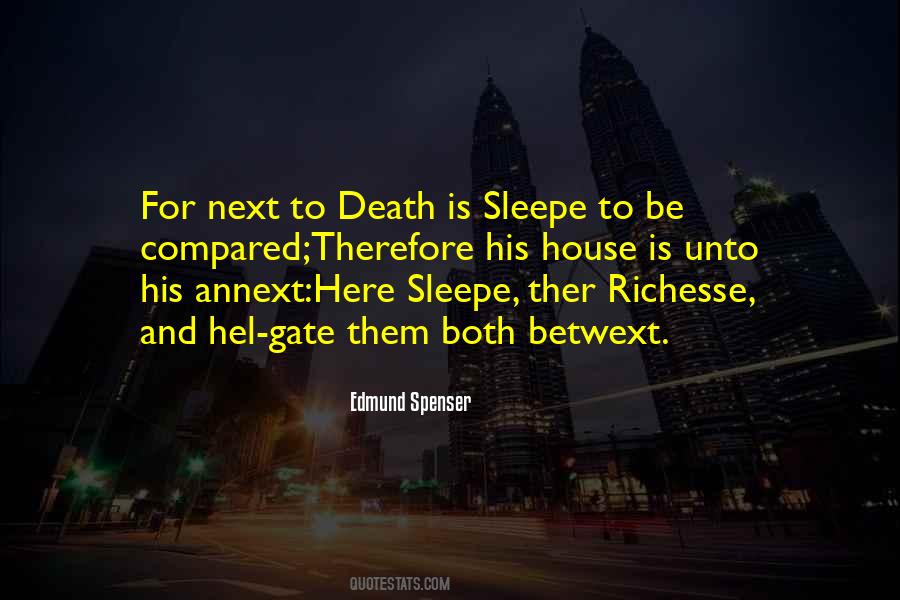 Sleep Death Quotes #369923