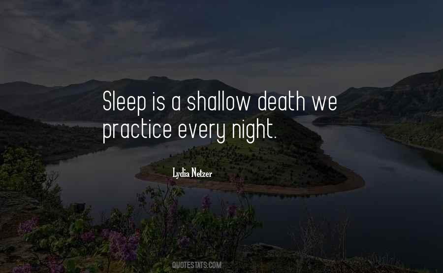 Sleep Death Quotes #374270