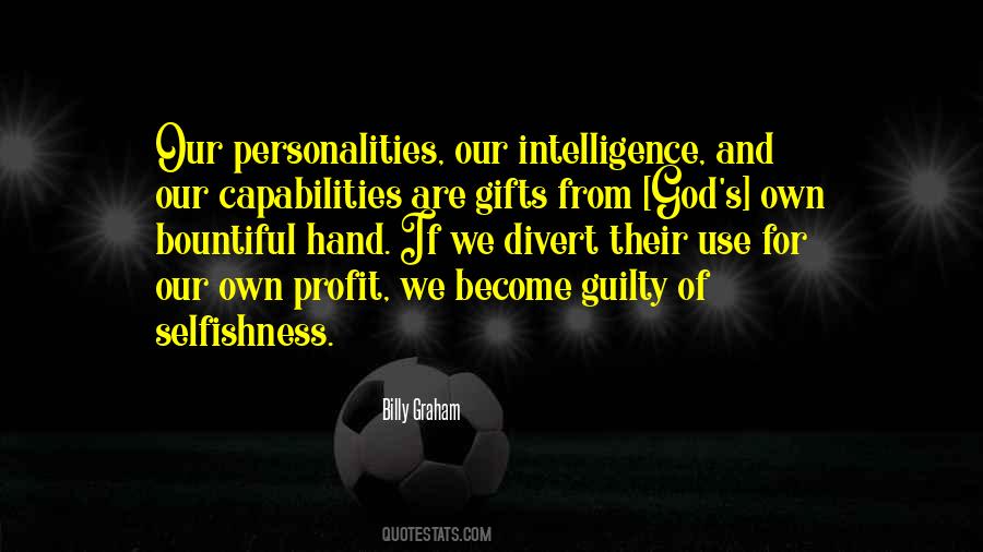 Quotes About Gifts From God #1628712