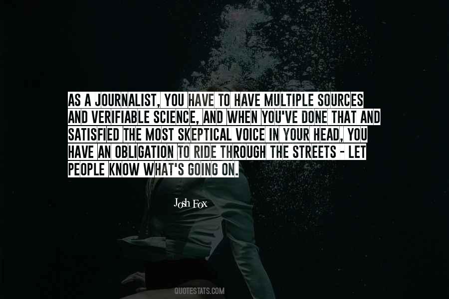 A Journalist Quotes #1276718