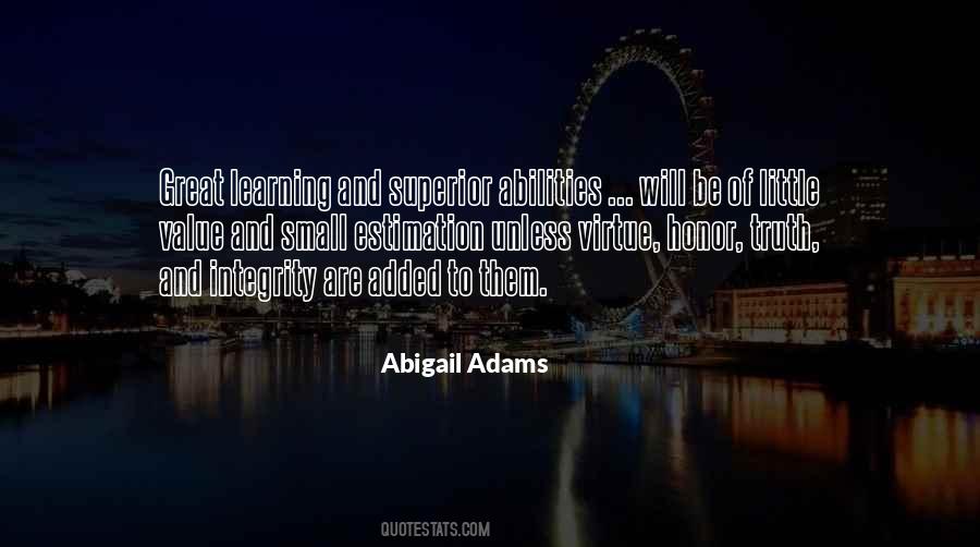 Value Of Virtue Quotes #158211