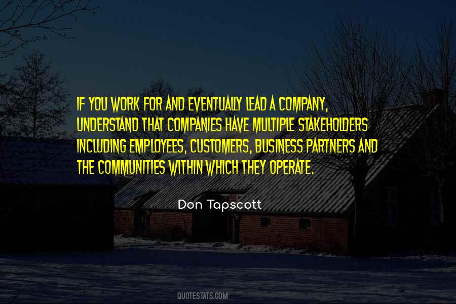 Quotes About Business And Customers #1094314