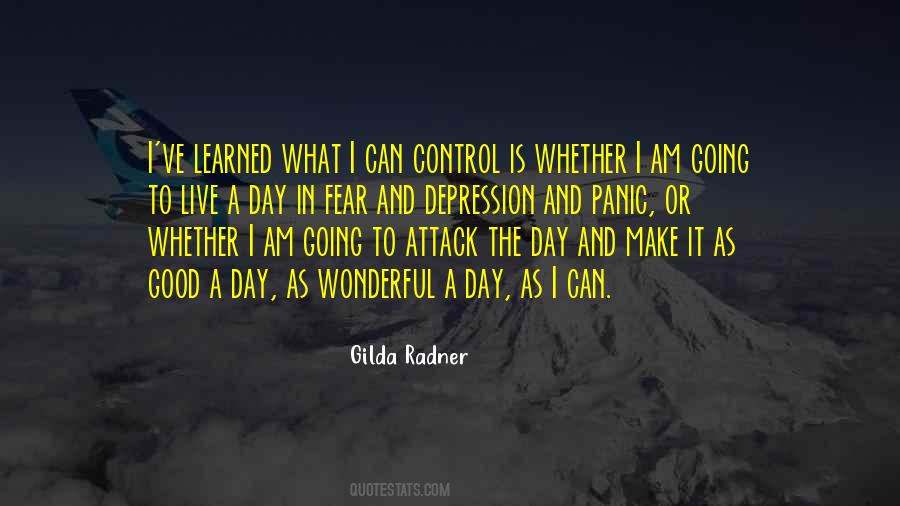 Quotes About Fear And Control #1140347