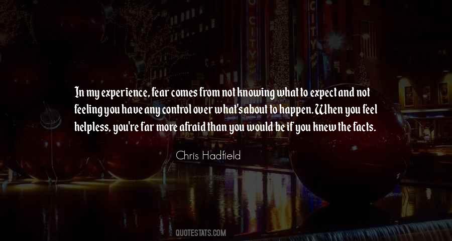 Quotes About Fear And Control #1164922