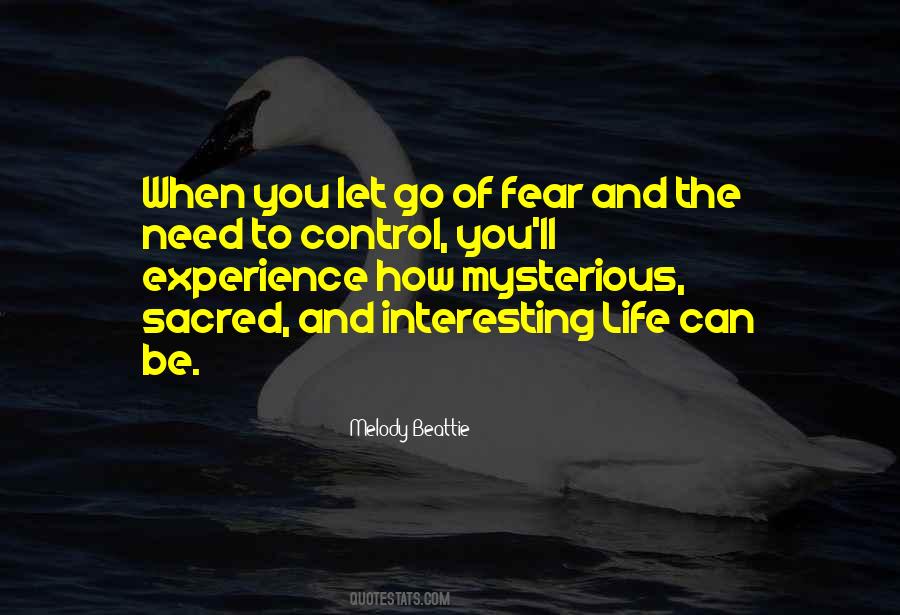 Quotes About Fear And Control #1239133