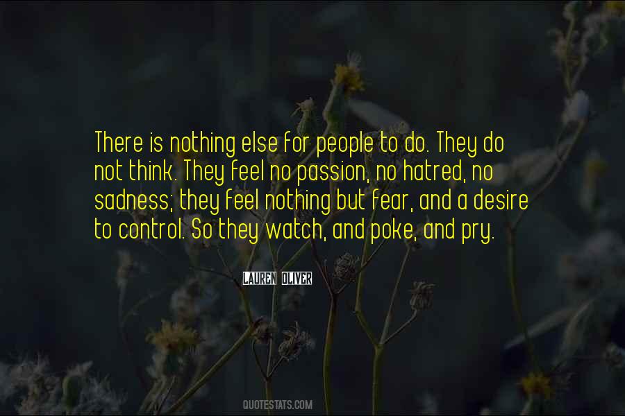 Quotes About Fear And Control #165977