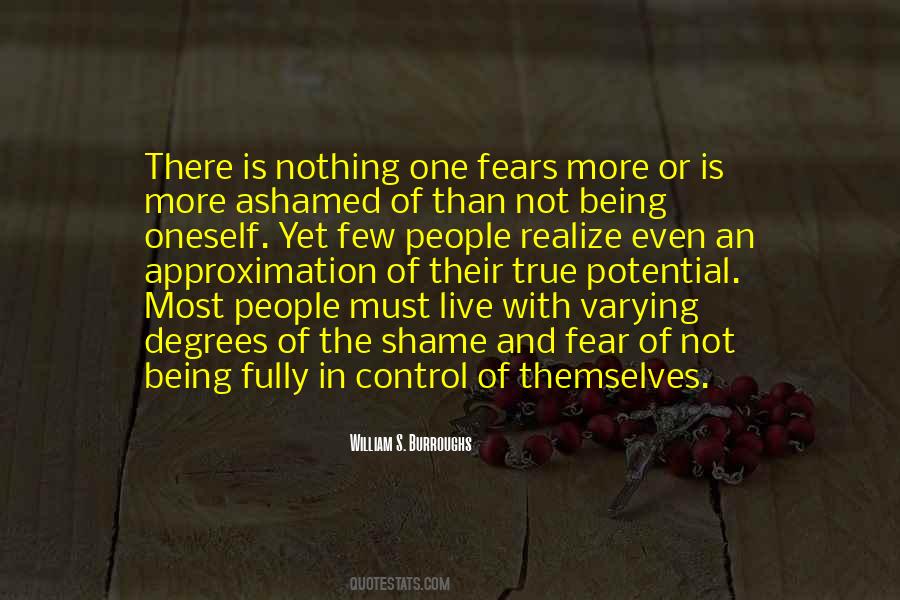 Quotes About Fear And Control #322513
