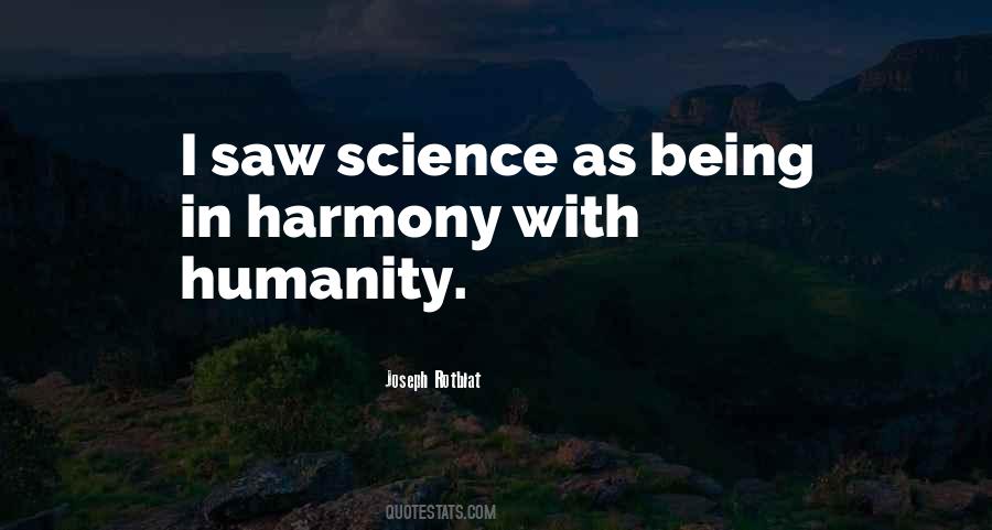 Being In Harmony Quotes #189465