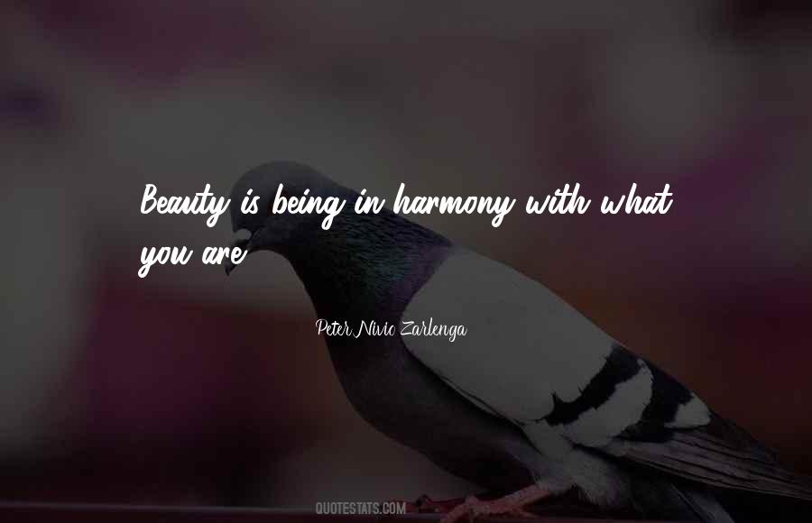 Being In Harmony Quotes #2085