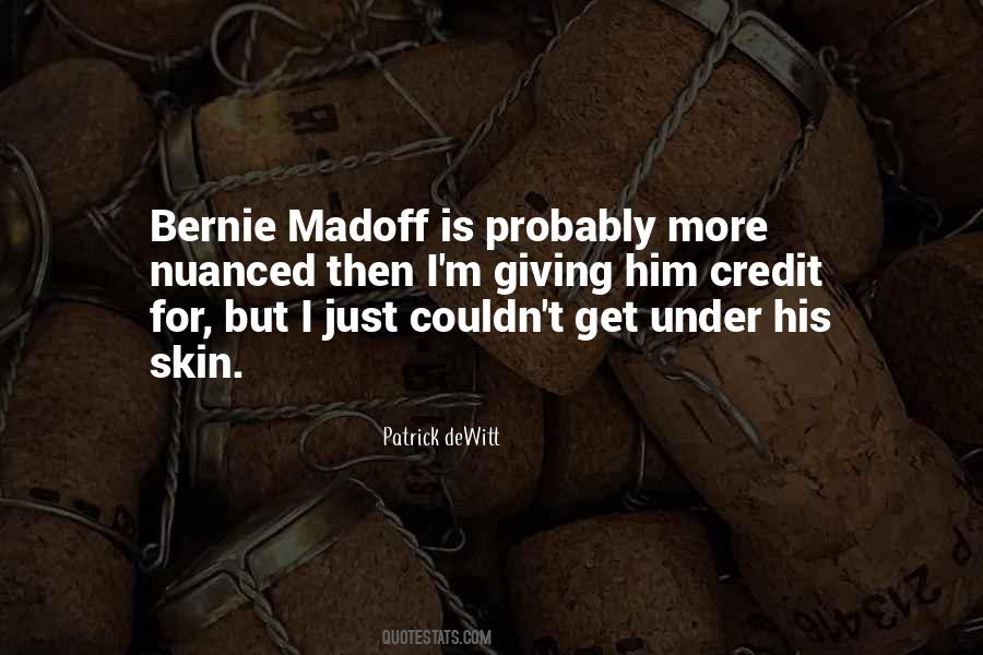 Quotes About Madoff #230805
