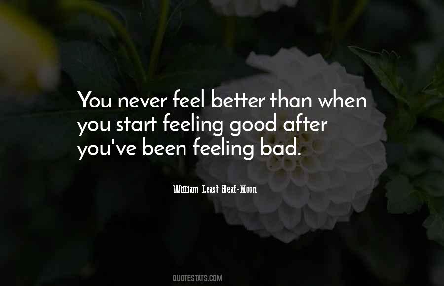 Quotes About Feeling Better #168464