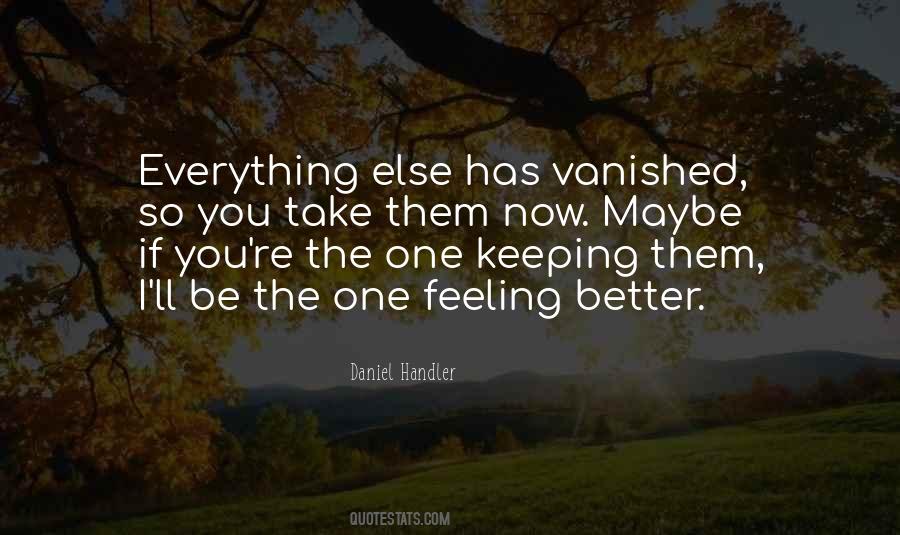 Quotes About Feeling Better #704288