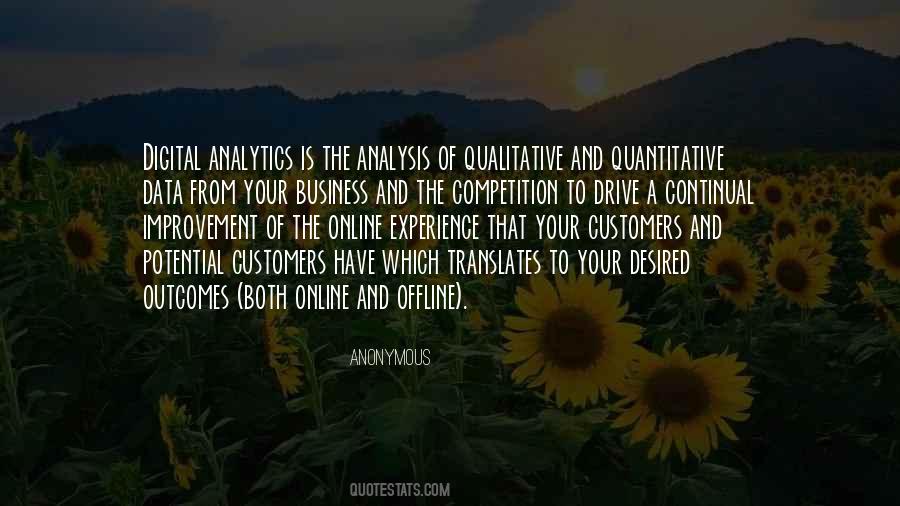 Quotes About Qualitative Data #1785014