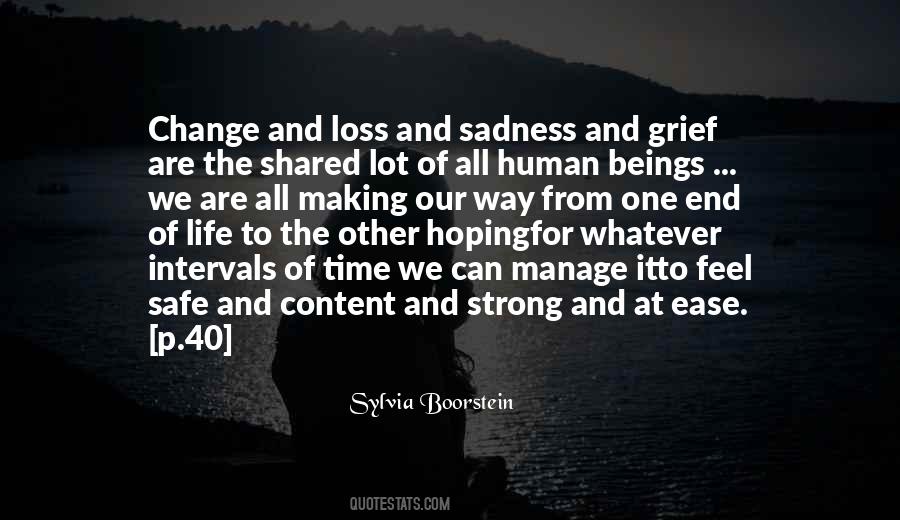 Quotes About Sadness And Loss #961347