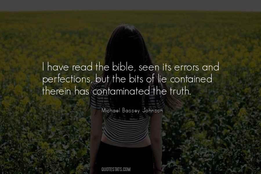 Quotes About The Truth Of The Bible #1687523