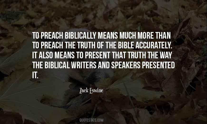 Quotes About The Truth Of The Bible #1759493