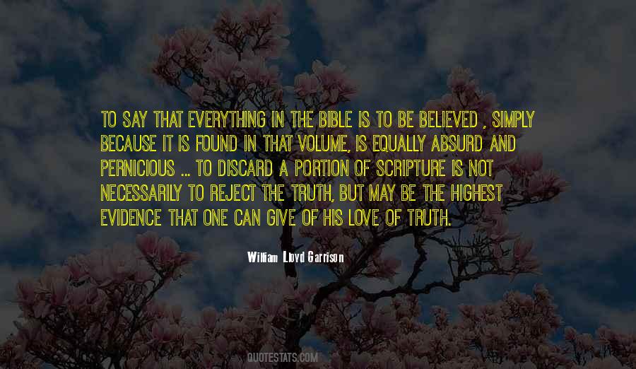 Quotes About The Truth Of The Bible #768694