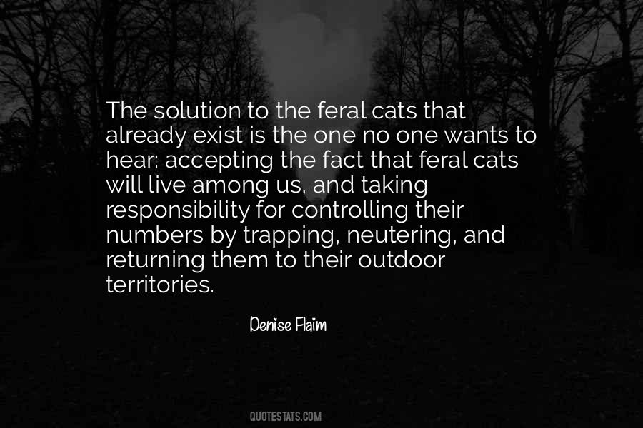 Quotes About Feral Cats #373214