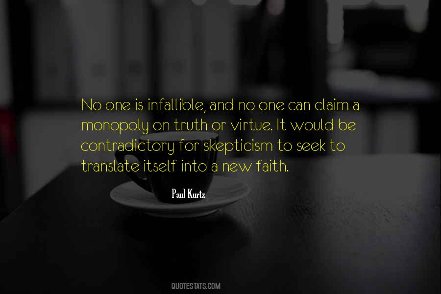 Quotes About Infallible #1411830