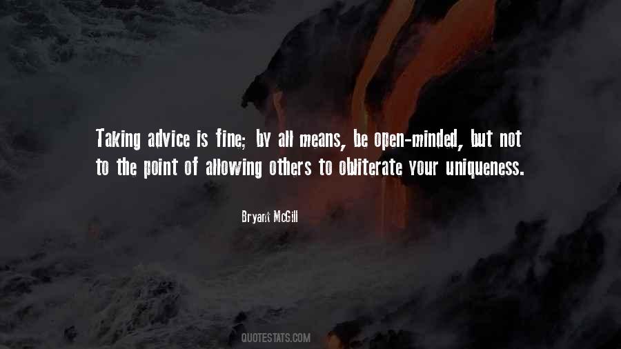 Quotes About Taking One's Own Advice #1186348