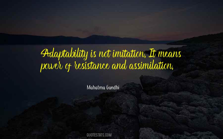 Quotes About Assimilation #139650