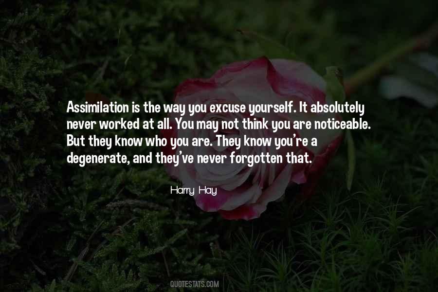 Quotes About Assimilation #1595925