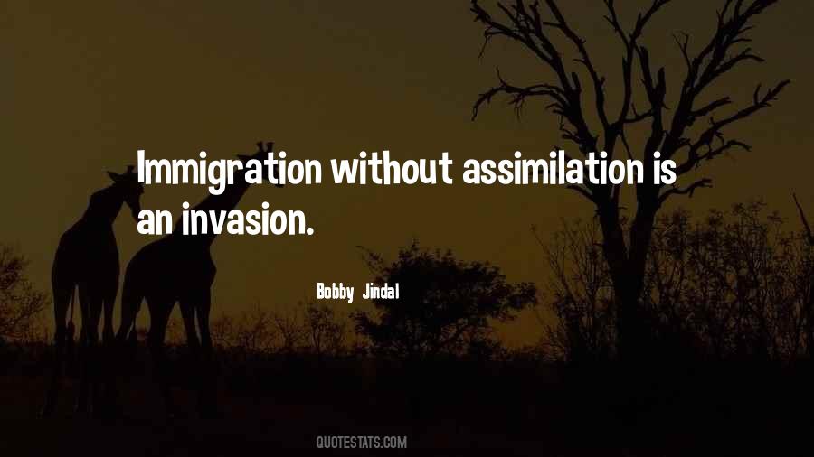 Quotes About Assimilation #1601457