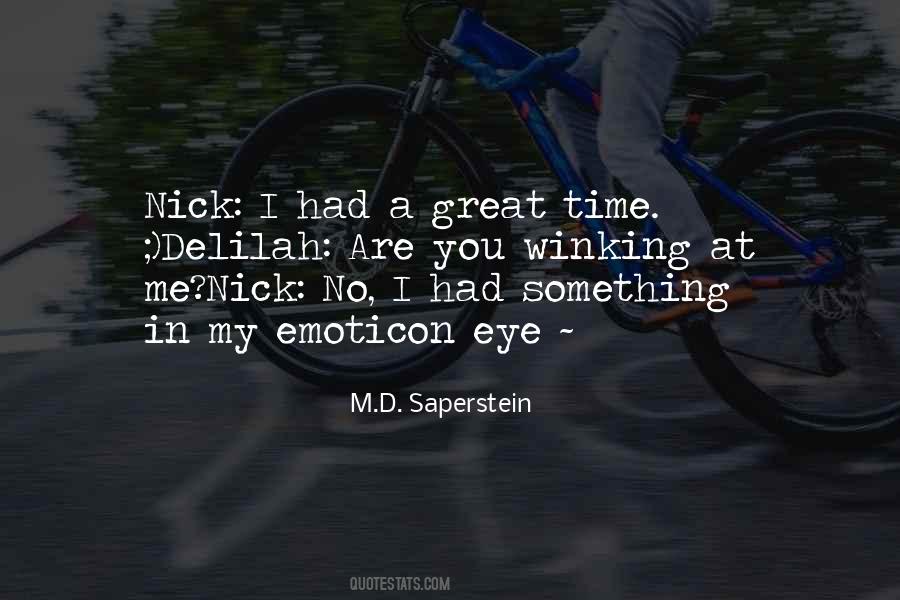 Winking Eye Quotes #487119