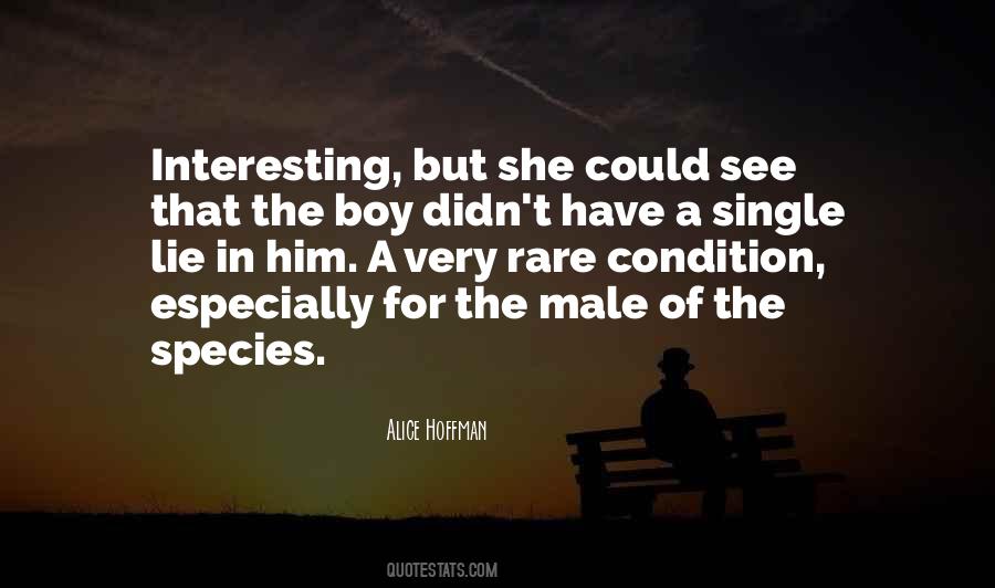 Quotes About Male Species #1025612