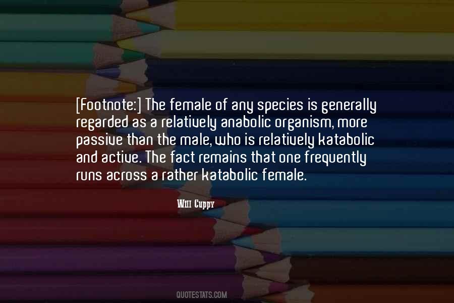 Quotes About Male Species #1811824