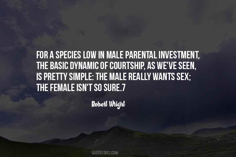 Quotes About Male Species #672512